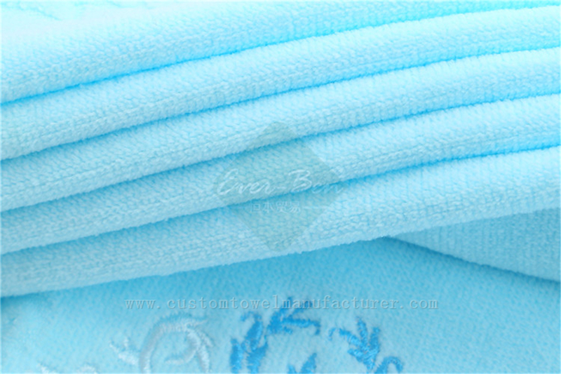 China Customized embroidered bath towels Factory for Germany France Italy Netherlands Norway Middle-East USA